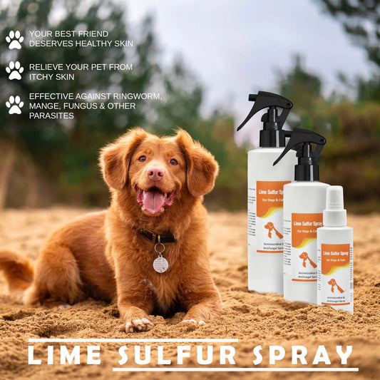 TD Classic Lime Sulfur Spray for Pet Grooming Dry and Itchy Skin Relief