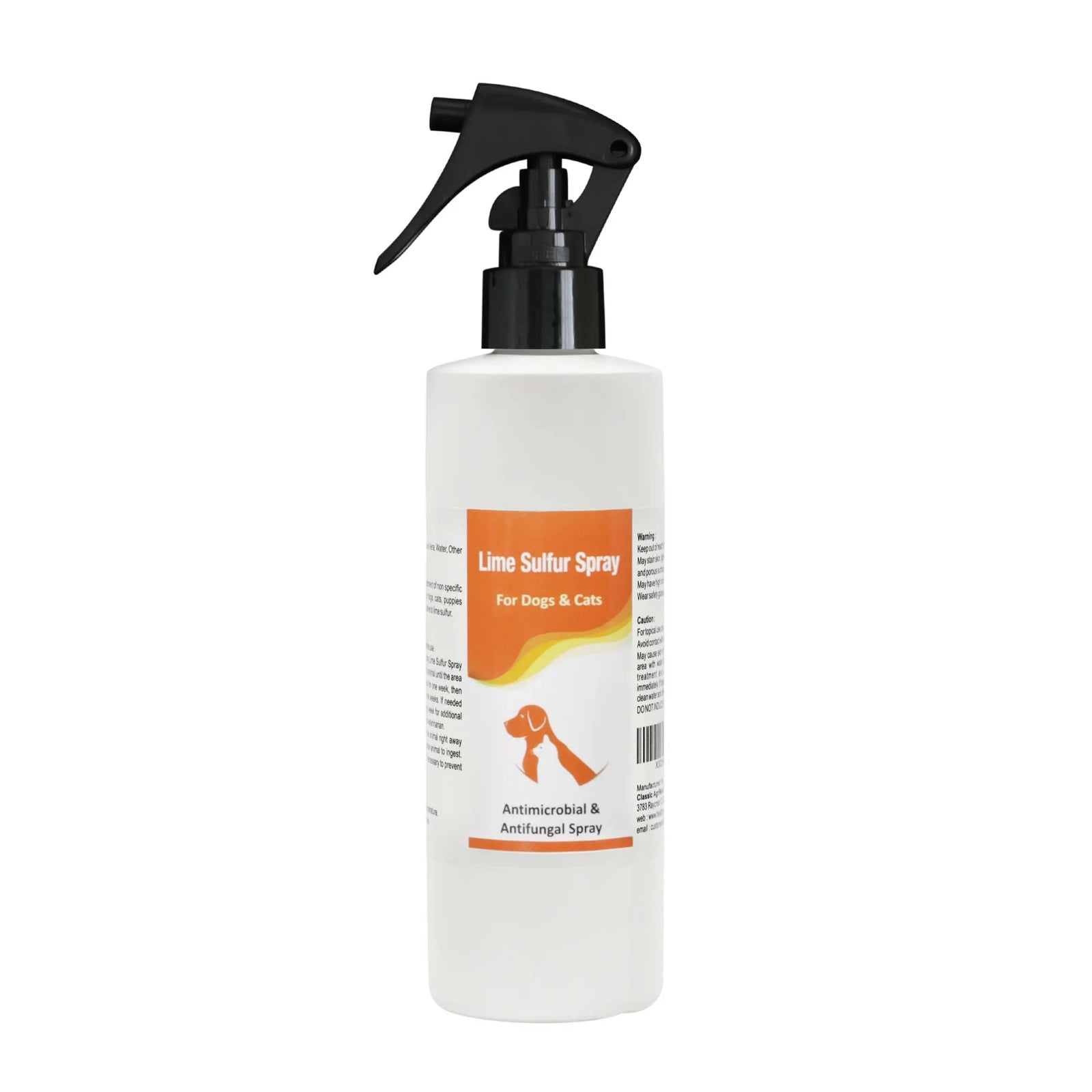 TD Classic Lime Sulfur Spray for Pet Grooming Dry and Itchy Skin Relief