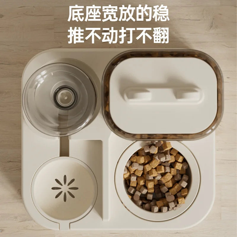 Automatic Steel Cat & Dog Pet Feeder with Controllable Quantity Filter Universal Bowl