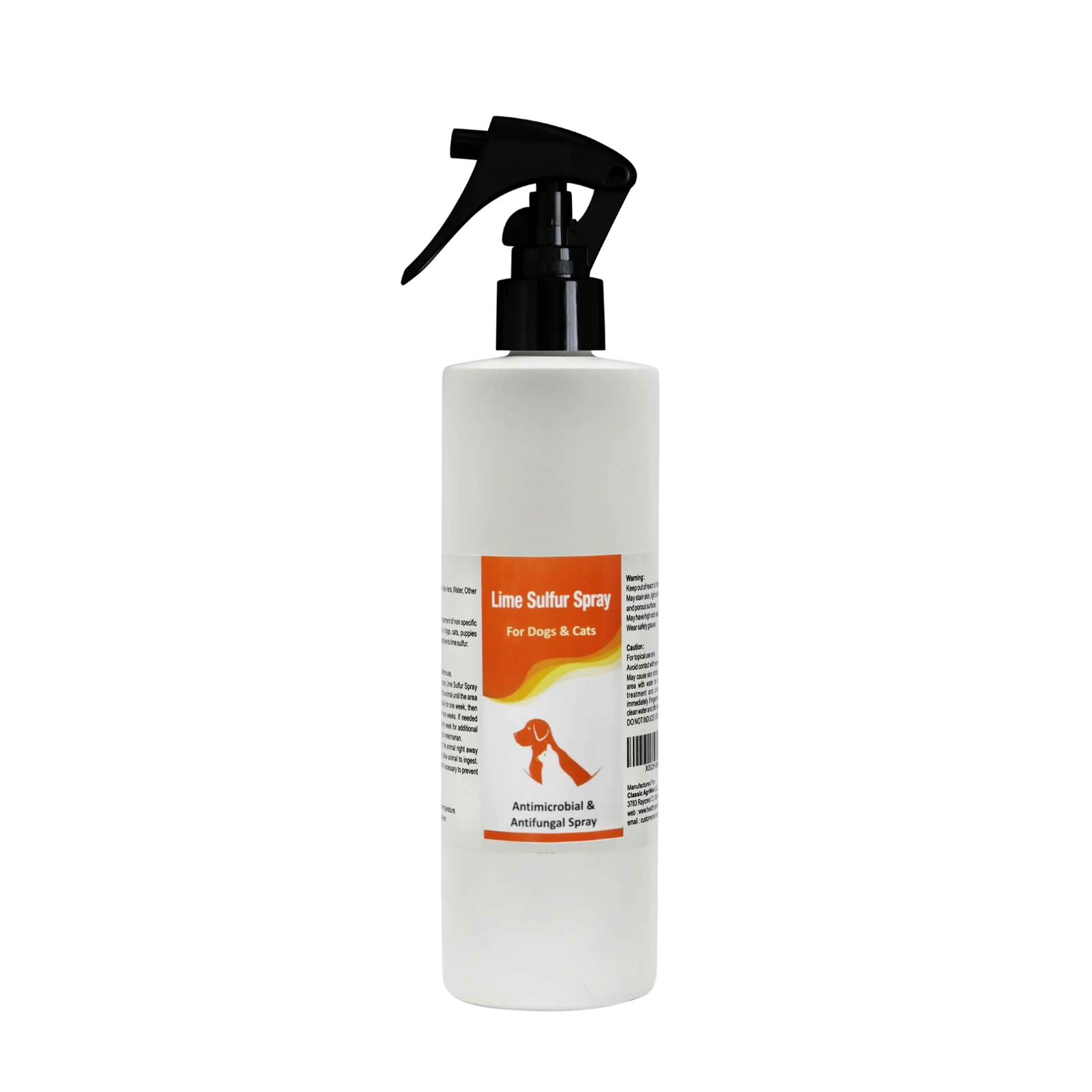 TD Classic Lime Sulfur Spray for Pet Grooming Dry and Itchy Skin Relief