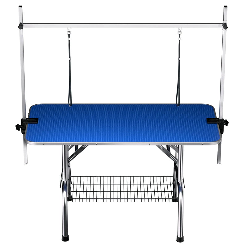 Portable Iron With Safe Convenient Features Foldable Dry Trim Dry Grooming Adjustable Pet Grooming Table