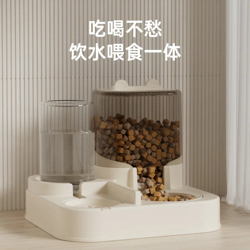 Automatic Steel Cat & Dog Pet Feeder with Controllable Quantity Filter Universal Bowl