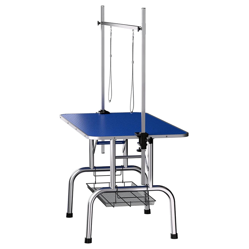 Portable Iron With Safe Convenient Features Foldable Dry Trim Dry Grooming Adjustable Pet Grooming Table