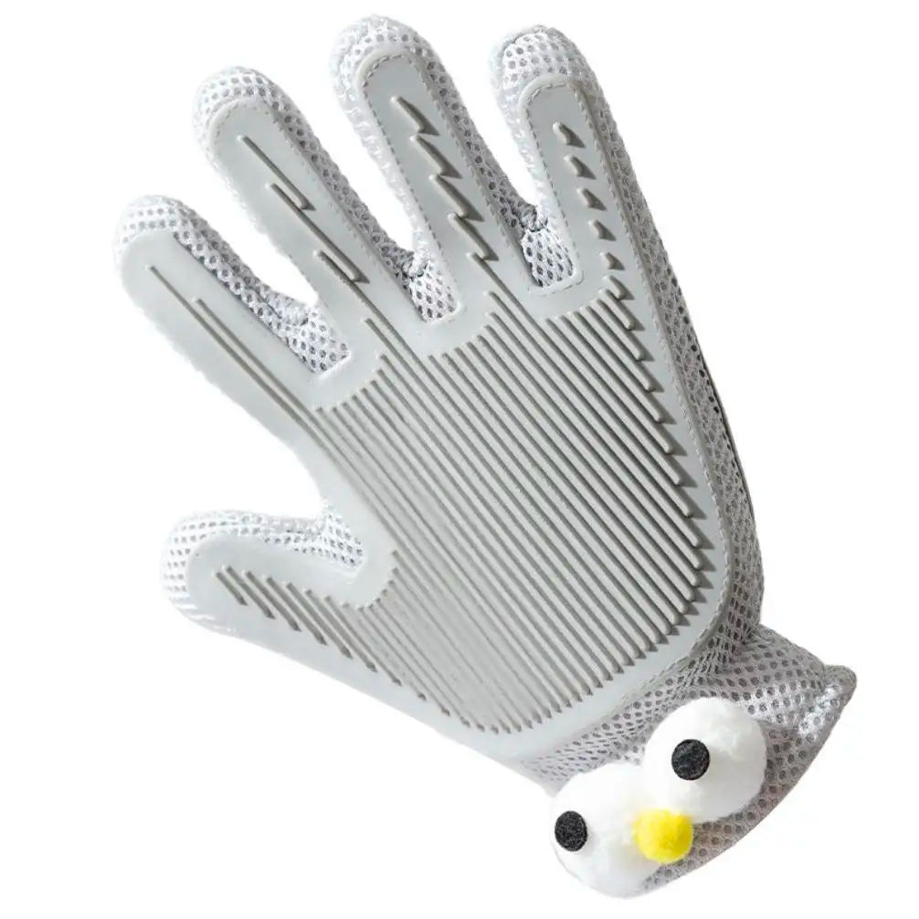 Customizable 2-in-1 Pet Grooming Glove High Efficiency Cat and Dog Hair Removal Massage Brush Dual Side Hair Cleaning