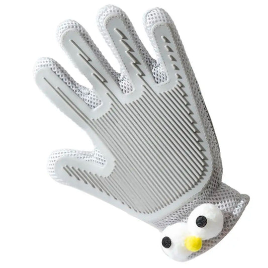 Customizable 2-in-1 Pet Grooming Glove High Efficiency Cat and Dog Hair Removal Massage Brush Dual Side Hair Cleaning