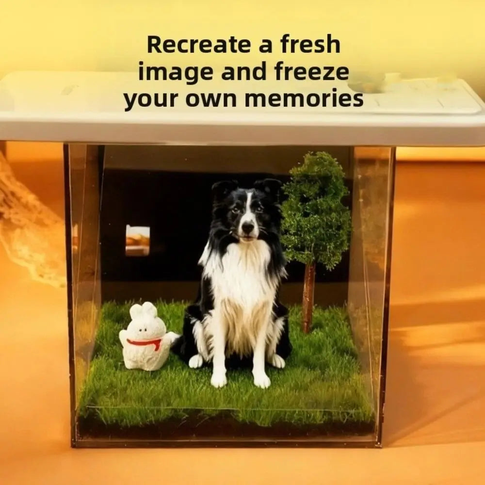 Acrylic Pet Holographic Projection Digital House Pet Souvenirs Pet Projection Souvenir Tool Pet Souvenir Projection 3D
