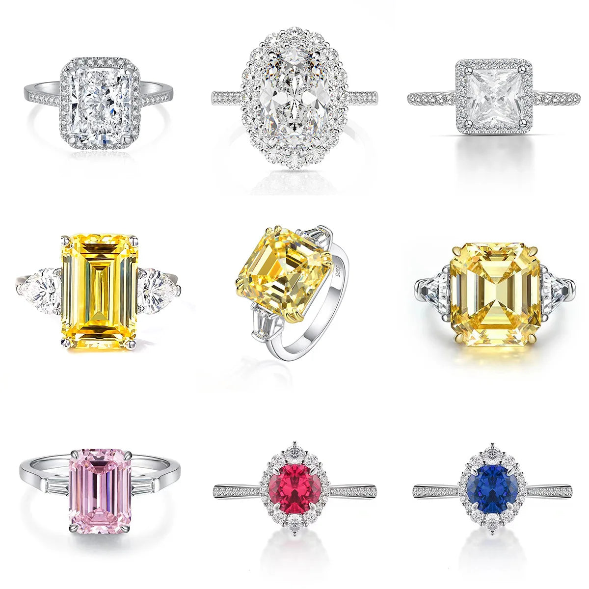 Customized Diamond Jewelry ring for women men