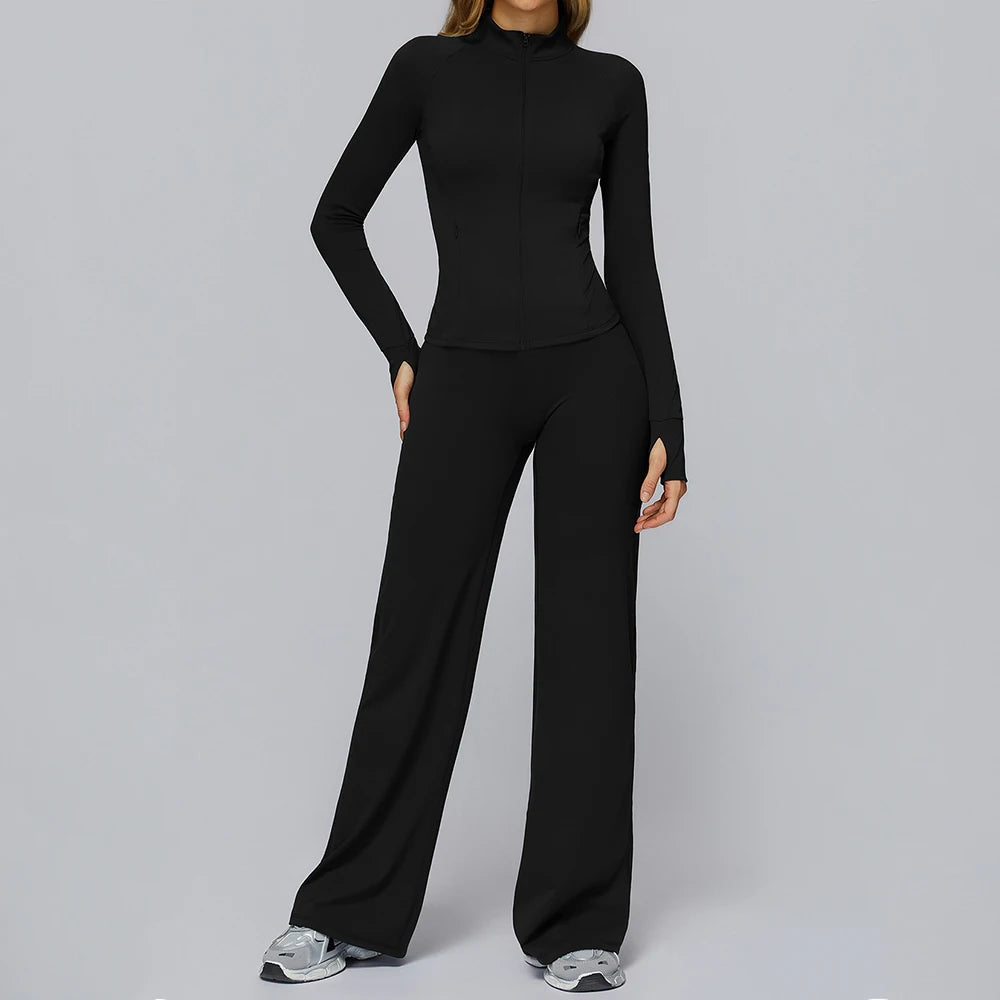 Yoga Set 2 Pieces Sports Outfits Female Clothing Fitness Vest Sportswear Women Tracksuit High Waist Leggings Sport Bra Yoga Suit