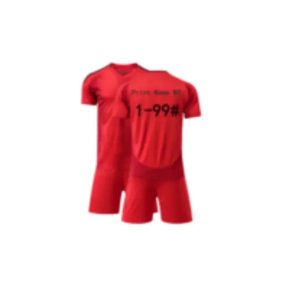 Children's Sports Suit Boy Girl  Fans Shirt Training Wear Games   Shirt  Men Kids Child Sets Kit Uniform Pajamas and Robes