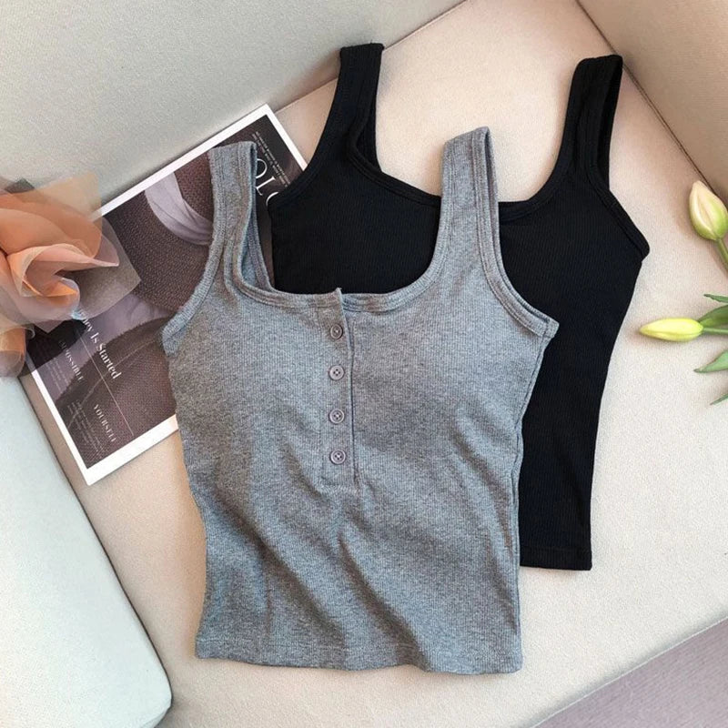 Crop Top Women Sexy Sleeveless Tops Fashion Female Underwear Lady's Camisole Girl Basic T-shirt Vest Lingerie Bras Tube Tops Hot