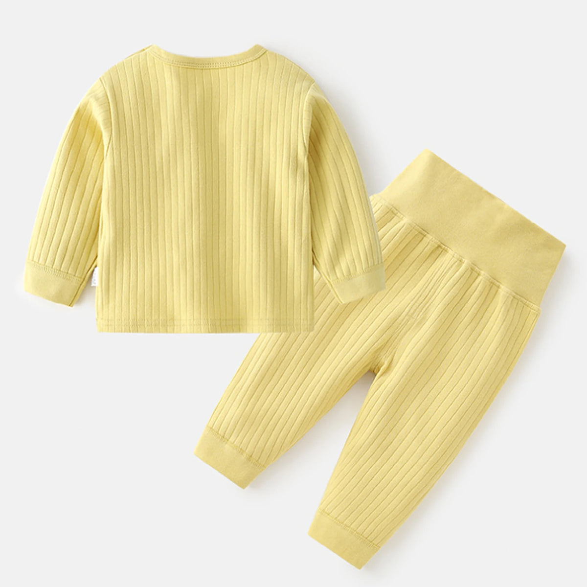 Autumn Winter Thermal Underwear Suit Baby Clothing Sets Boys Girls Pajama Sets Baby Warm Sleepwear Candy Colors Kids Clothes