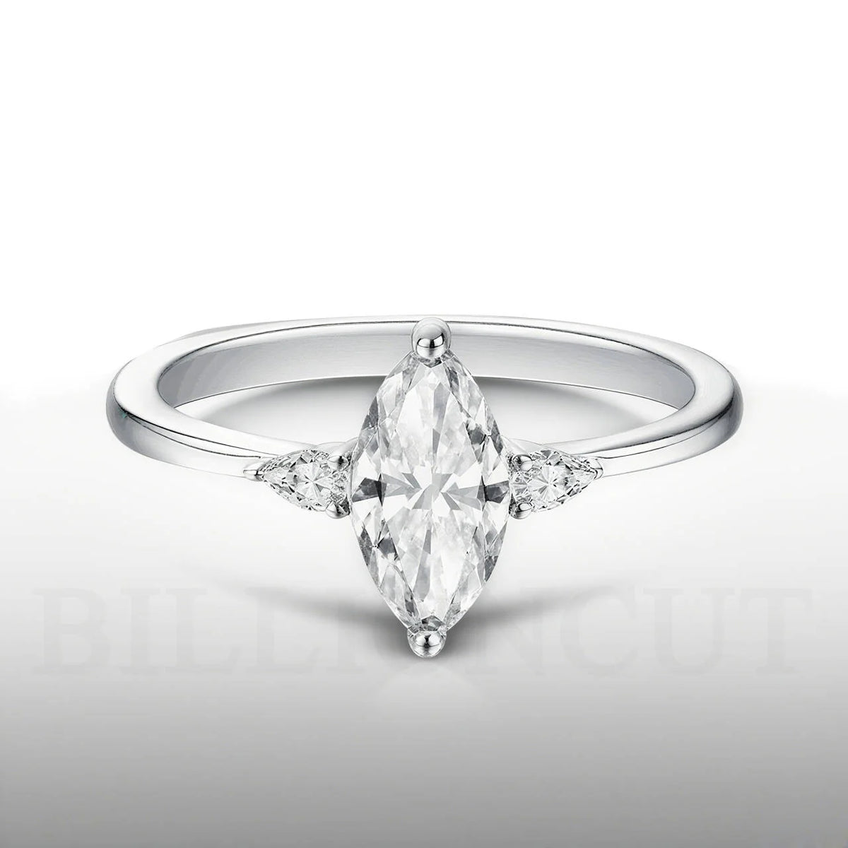 New 925 Sterling Silver  Rhombic Ring Adjustable & Durable Anti-Fade Anniversary & Wedding Jewelry Gift for Lover