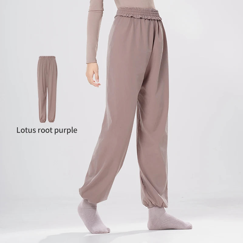 Ballet Pants Women Fitness Yoga Pants Dance Pants Training Running Jogging Sport Sweat Pants Long Trousers Adult