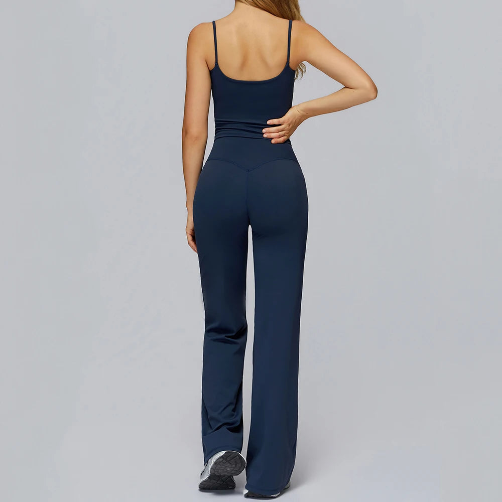 Yoga Set 2 Pieces Sports Outfits Female Clothing Fitness Vest Sportswear Women Tracksuit High Waist Leggings Sport Bra Yoga Suit