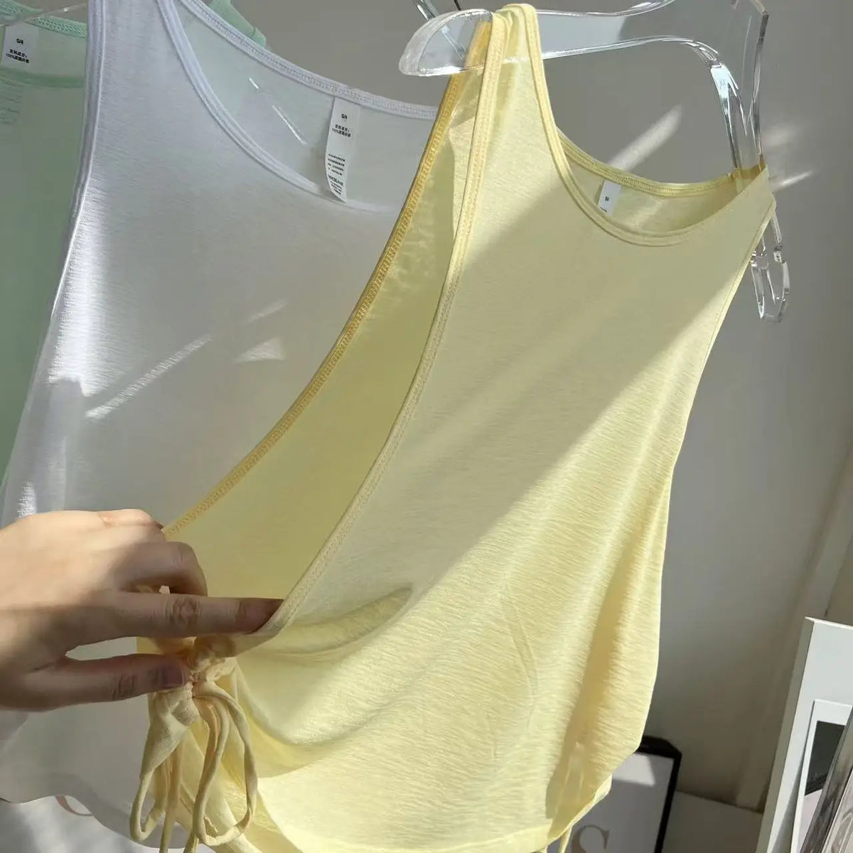 Yoga Vest Loose Sportswear Breathable Sport Tank Top Quick Dry Fitness T-shirt Wear