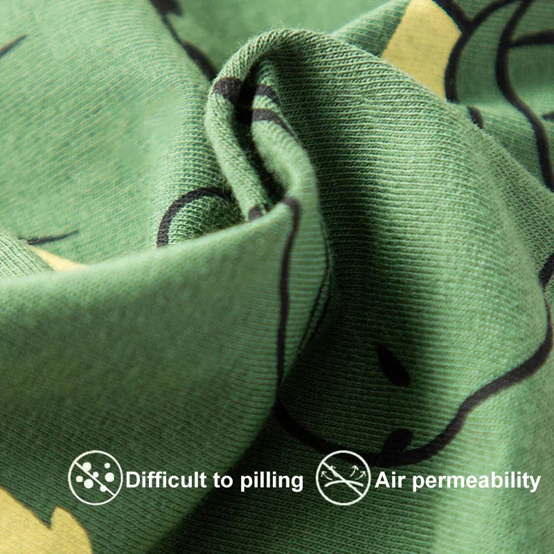 Multipack Dinosaur Pattern Athflow Style Boys Boxer Briefs Cotton Kids Boxers Breathable Children Underwear For 3-12 Years Old