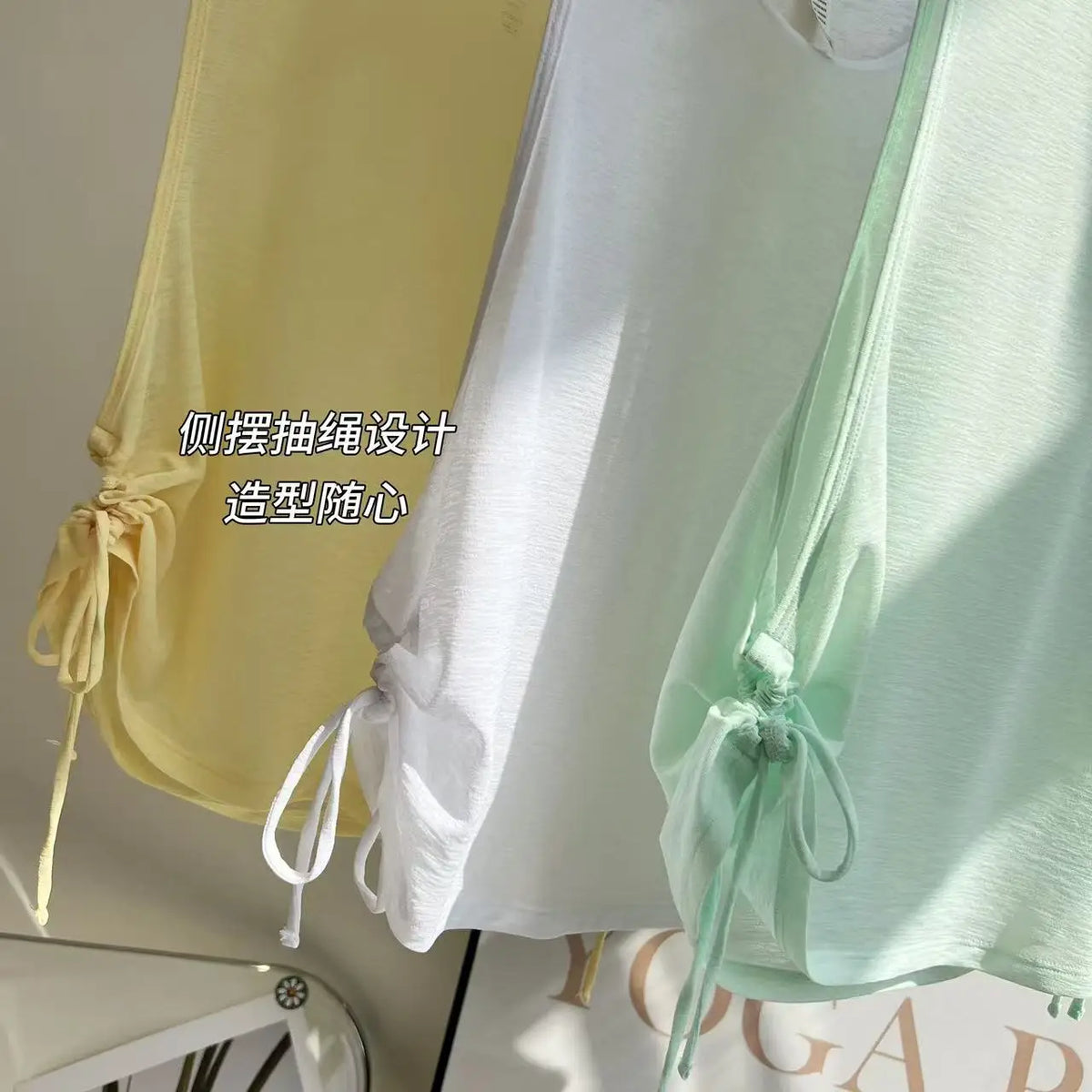 Yoga Vest Loose Sportswear Breathable Sport Tank Top Quick Dry Fitness T-shirt Wear